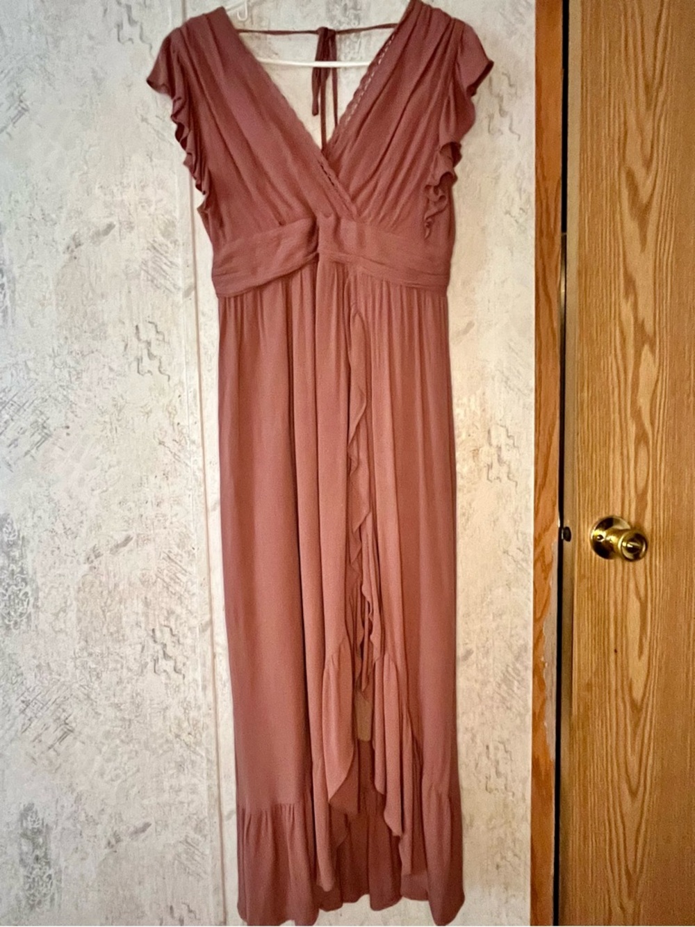 Altar'd State Dusty Rose Maxi Dress